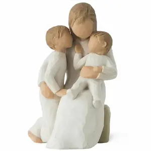 Willow Tree Quietly, Sculpted Hand-Painted Figure, Quietly sculpted figure, | Willow Tree Sculpted Hand-Painted Figure Mothers Day Gift Decor