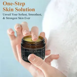 Organic Grass-Fed Beef Tallow Balm With Raw Honey, Moisturizing Cream For Soft, Smooth Skin, Handmade A.L.L-N.A.T.U.R.A.L Moisturizer (Pack Of 1 )