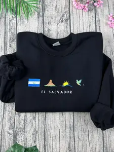 EL SALVADOR Embroidered Sweatshirt
