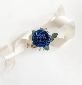 Navy & Gold Corsage