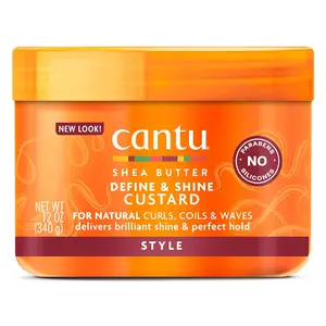 Cantu Define & Shine Custard for Natural Hair, 12 oz