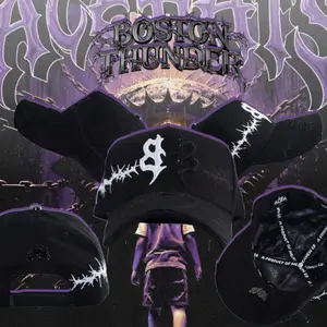 Boston Thunder Double B TWO TONE Hat with Unique Design