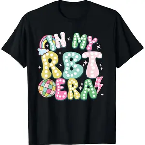 Unisex 100% Cotton Natural Short-Sleeve Fashion T-Shirt, Top for Registered Behavior Technician (RBT) ABA Therapist "In My RBT Era"