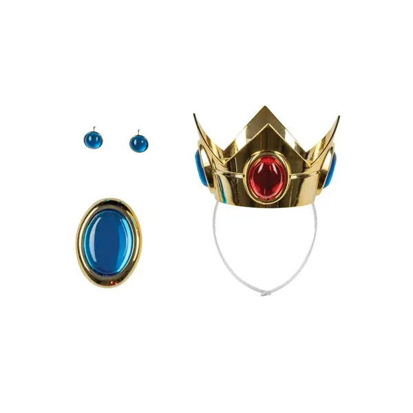 Adult/Child Princess Peach Crown Jewels Costume Set