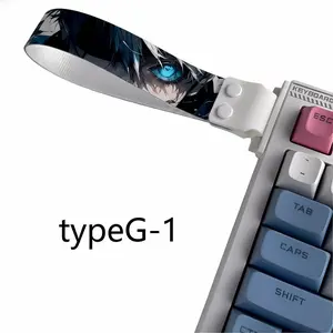 Keyboard Strap Decorative Ribbon, Anime Character Ribbon, Gaming Cool Keyboard Strap, Adhesive Secondary Universe Print, Universal Accessory Band