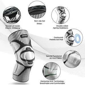 Sports knee pads, silicone knee pads, special cover for sports knee pads, basketball fitness, running, cycling, hiking, professional sports knee pads, protective gear