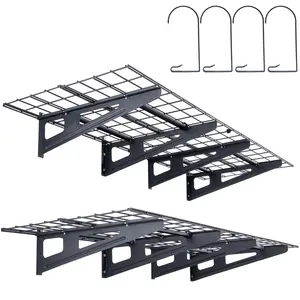 VEVOR Garage Storage Shelving, 2 Pack, 6 x 2 ft Heavy Duty Garage Shelves Wall Mounted, 1000 lbs Load Capacity(Total) Garage Storage Rack Floating Shelves, Suitable for Shop, Shed, Garage Storage Hanging Installation