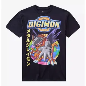 Digimon Digital Monsters MetalGreymon T-Shirt, 90s Graphic Tee, Unisex T-Shirt All Sizes Womenswear Crewneck