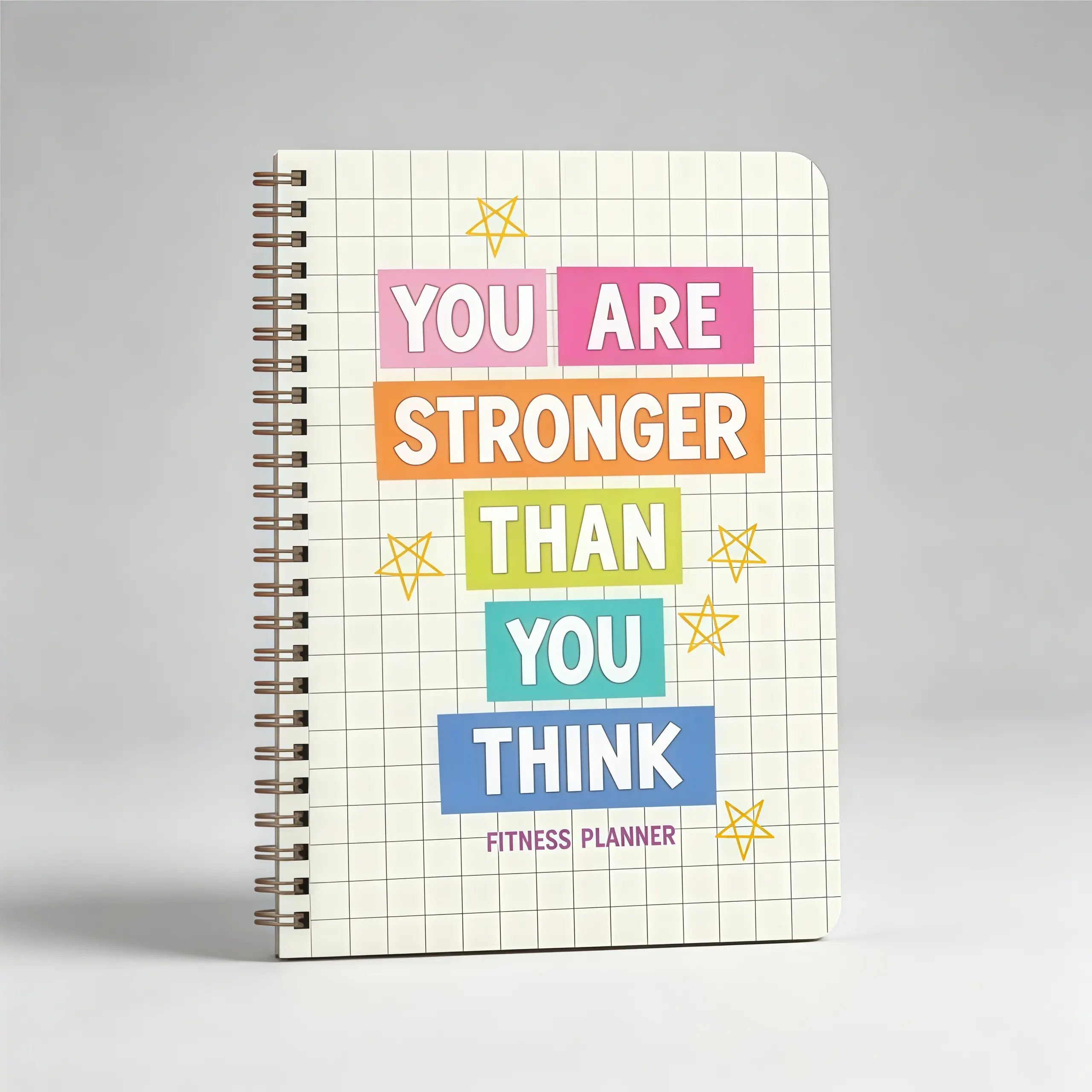 Workout Journal & Fitness Planner – Daily Exercise Log, Weight Tracking, Meal Logs, Undated Gym Notebook for Women