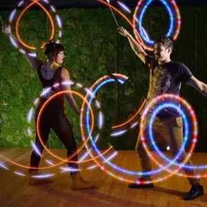 crystal poi lite v2 - awesome LED glowstick glowstringing poi with lifetime warranty