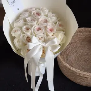 Florist Must-Have Satin Ribbon | Bouquet Bows / Gift Wrapping / Wedding Backdrops | Silky Texture, Great Shape Retention | Heavy-Gauge Satin Ribbon, Soft & Thick, Reusable | Luxury Satin Ribbon, Non-Deforming, Wrinkle-Resistant | Gift Wrapping
