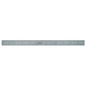 Mitutoyo 182-125 Steel Rule - 12 in (300 mm), High-Quality Houseware Product for Home Needs with Dependability, Great Quality Office Measuring Supply
