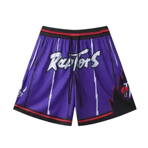 Mens Womens Y2K Retro Toronto Vince Carter Shorts Summer Quick Dry Sports Pants Breathable Shorts Hot Selling