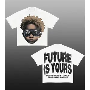 FEEGO Y2K Graphic "Future Is Your" Personalize Printed Tshirt Casual Crewneck y2k  grunge  clothes funny  shirt fathersdaygift