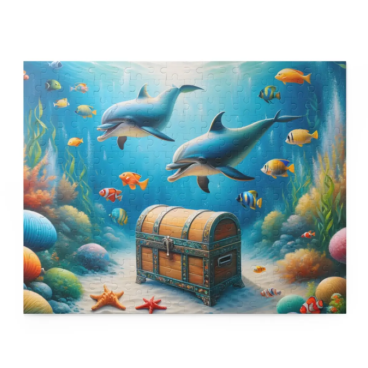 Dolphin Puzzle (120, 252, 500-Piece)