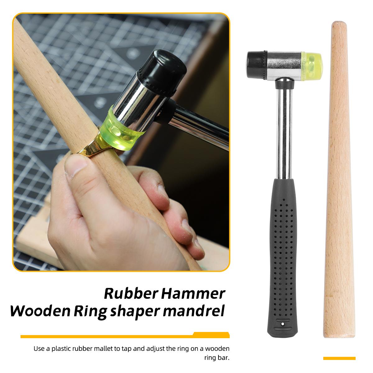 All-in-One Jewelry Making Tool Kit with Jewelers Saw - Ring Sizer, Mandrel, Clamps & Hammers for DIY Ring Resizing & Metalworking All-in-One Jewelry Making Tool Kit with Jewelers Saw - Ring Sizer, Mandrel, Clamps & Hammers for DIY Ring Resizing & Metalworking