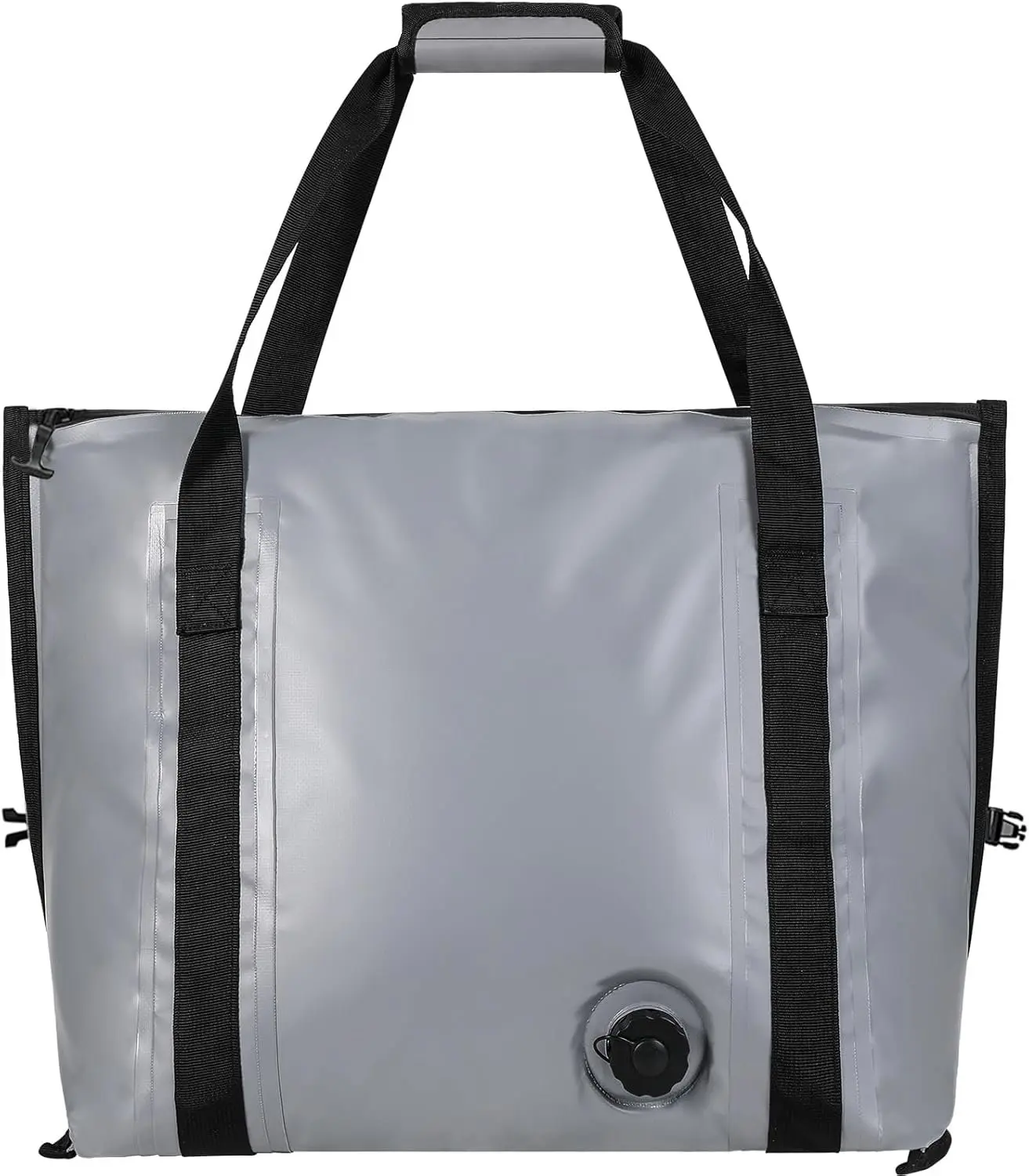 Insulated Fish Cooler - 27.5QT 58QT  Flat Bottom Bag, Leakproof and Fishing  Bag