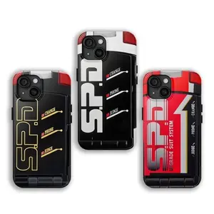 Power Rangers SPD JUDGE/CHANGE Phone Case Tough/MagSafe - Trendy Black/Red Design for iPhone 17, 16, 15, 14, 13, 12, 11 Pro Max