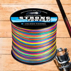 500m/1640ft Super Strong PE Braided Fishing Line - 4-Strand Anti-Abrasion Green Braided Line, 10-80 LB Test Weight for Smooth Long Casting, Hunting & Fishing, Fishing Accessories
