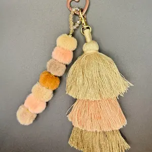 Large Earth-toned Beach Bag Charm