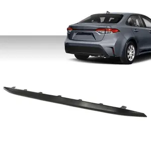 Fit For 2020-2024 Toyota Corolla LE XLE 4Dr Black Rear Lower Bumper Molding Trim