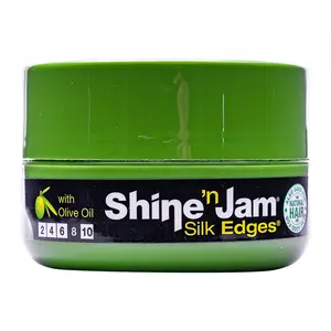 Shine-n-Jam Silk Edges by Ampro for Women - 2.25 oz Gel