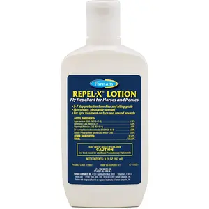 Repel-X Lotion Fly Repellent for Horses and Ponies 8 Ounce