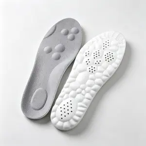 4D Cushion Insoles - 4D Air Cloud Tech Insole - Ultra-Soft, Superior Comfort Foot Inserts, 4D Athletic Shoe Insoles, Acupressure Massage Insoles for All-Day Foot Support Footwear Foam