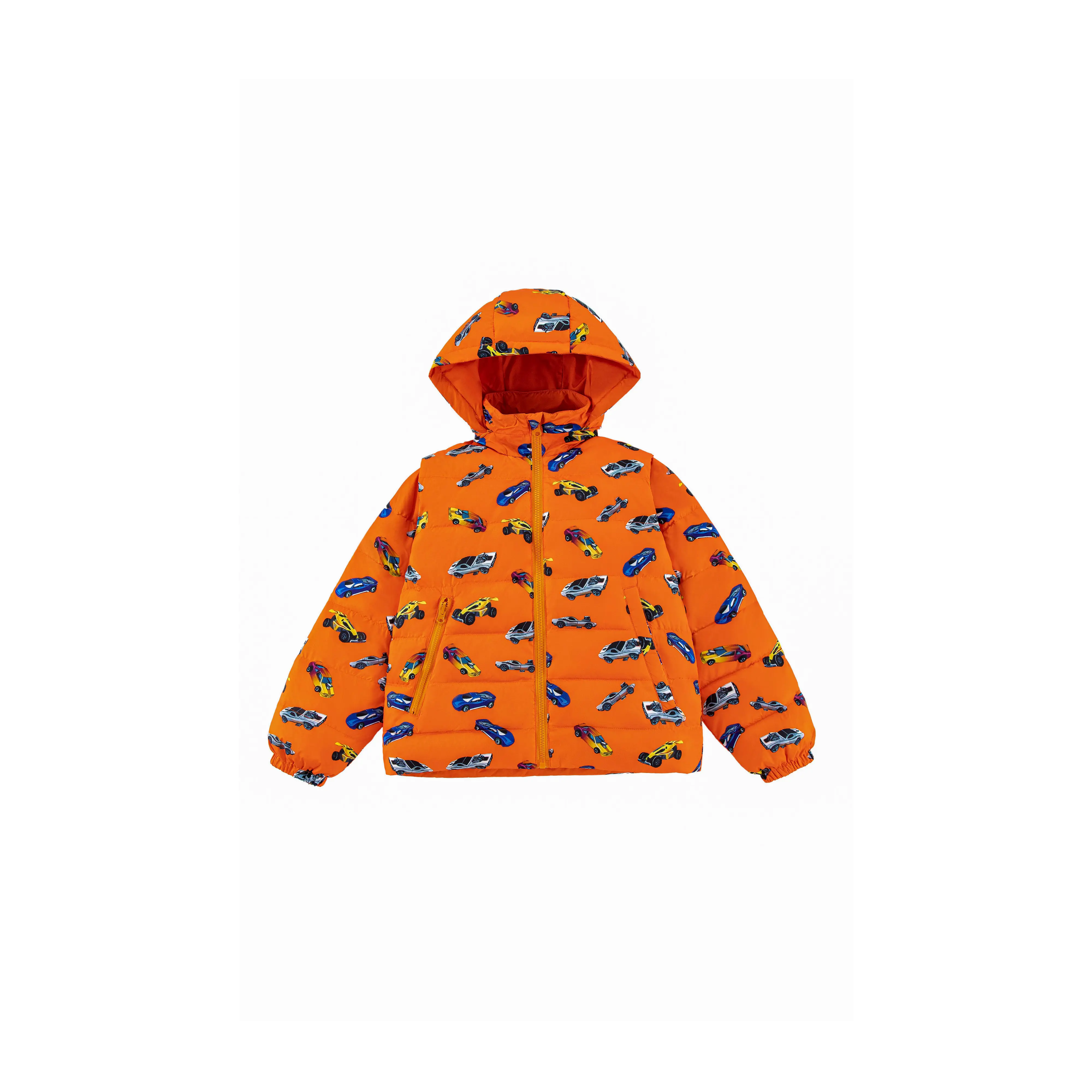Tanner Reversible Detachable Light Puffer/Vest, Hot Rod