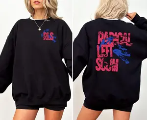 Radical Left Scum 2 Sided Sweatshirt - Hoodie - TShirt: Grunge 90s Leftist Democrat Resist Shirt, Feminist Leftist Protest Sweater, Funny Democrat Tee, Liberal Statement Gift