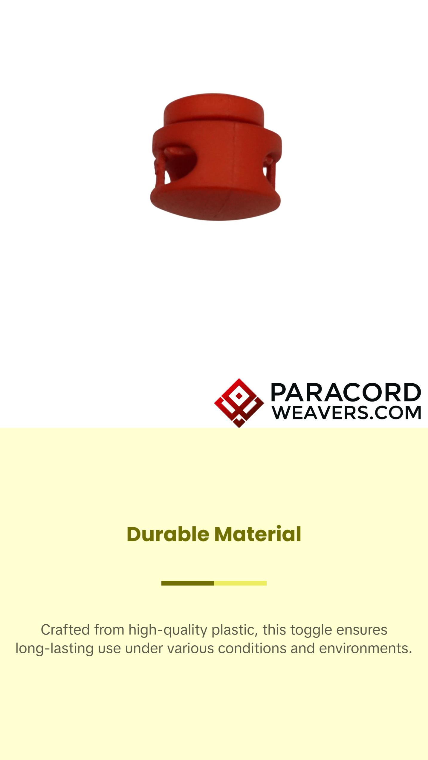 Plastic Button Drawstring Toggle - 17MM