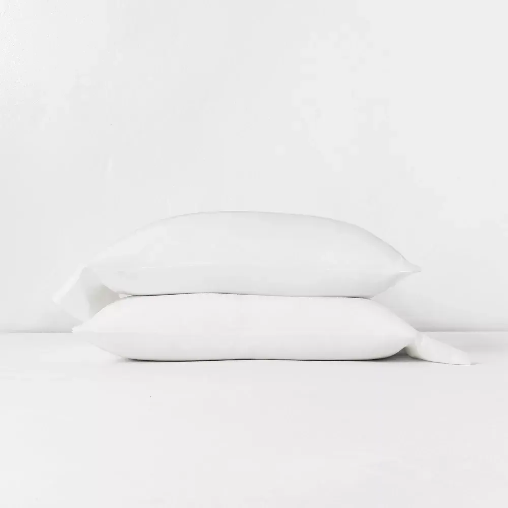 Casaluna Pillowcase Lyocell Linen 40x20" Set Envelope End Closure OEKO-TEX