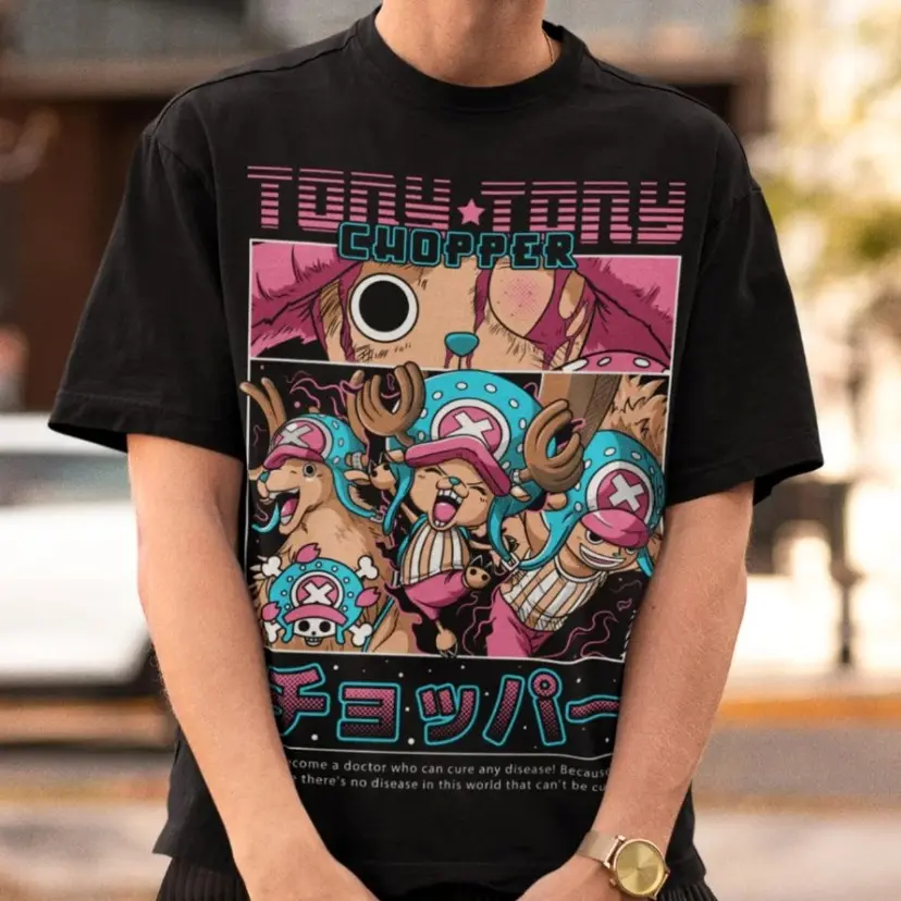 Anime Chopper Tshirt, Anime Fanart Tee, Retro Unisex Comfort Shirt