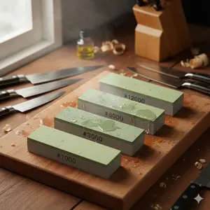 High Grit Diamond Sharpening Stone Kit, Professional Resin Whetstone for Kitchen & Outdoor Knives. Portable, Durable, Efficient Sharpener Tool with Precision Grinding Design. Home Sharpening Stone Set.