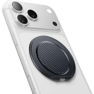 [2026 Ultra-Thin]  Phone Grip for MagSafe [360? Rotate]  Cell Phone Ring Holder & Kickstand for MagSafe Accessories &  17 Air 16 Pro Max Plus 15 14 13 12, Carbon Fiber