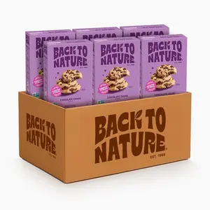 Back to Nature - Chocolate Chunk Cookies - Made With Seriously Tasty Real Ingredients like Wheat Flour - Non-GMO - 7.5 Ounce (Pack of 6)
