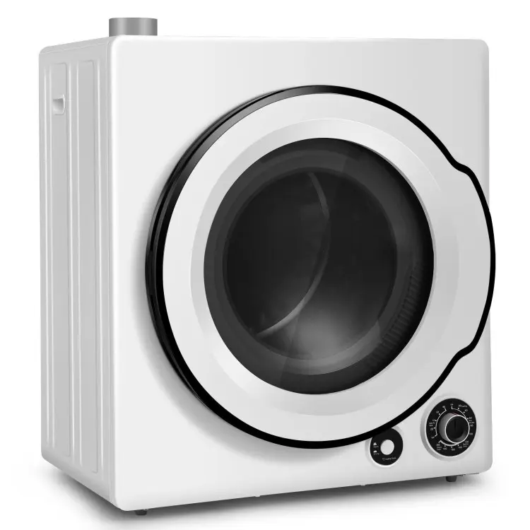 Costway Compact Electric Tumble Laundry Dryer with Stainless Steel Tub