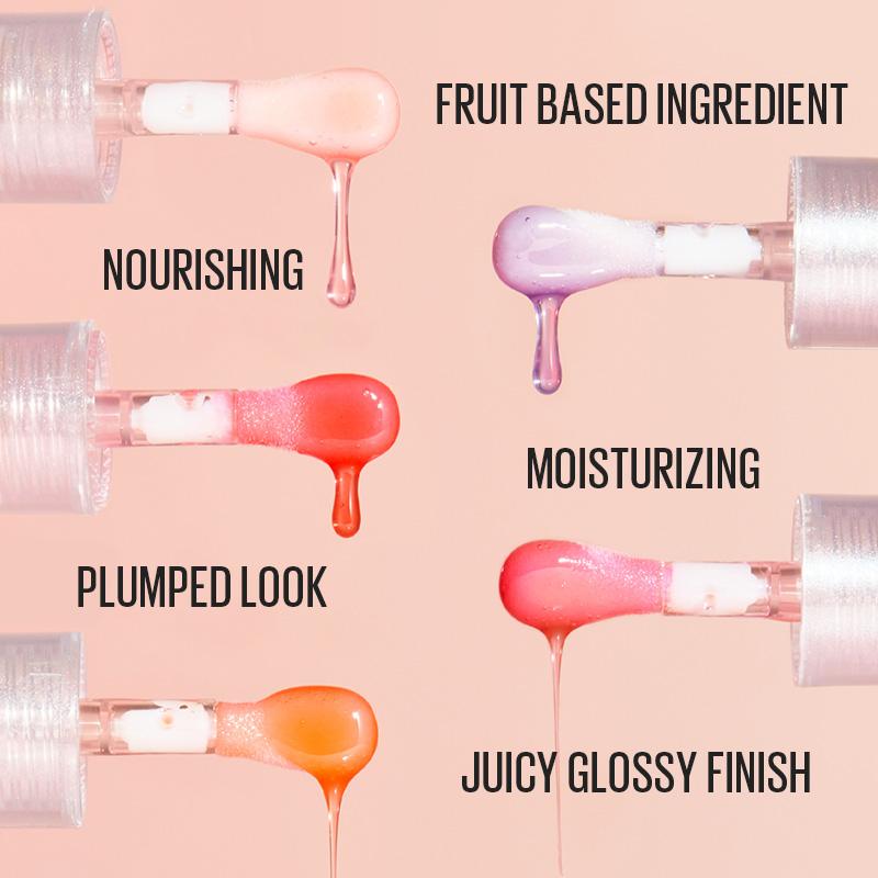 Kaja Korean Juicy Glass Lip Oil | Hydrating & Nourishing Lip Oil Lip Gloss, Juicy and High-shine Finish, Infused With Fruit Seed Oil, Lipgloss Lipstick Makeup Glossy Moisturizer Plump Transfer-proof