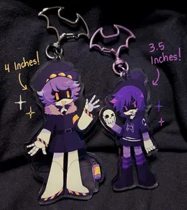 Murder Drones Nuzi Keychain, Uzi N Murder Drones Charm
