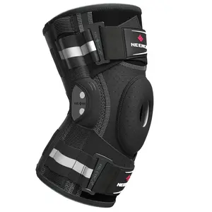 NEENCA Professional Knee Brace for Knee Pain, Adjustable Hinged Knee Support with Removable Side Stabilizers, Strong Stability for Joint Pain Relief, Arthritis, Meniscus Tear, ACL, PCL, Runner, Sports