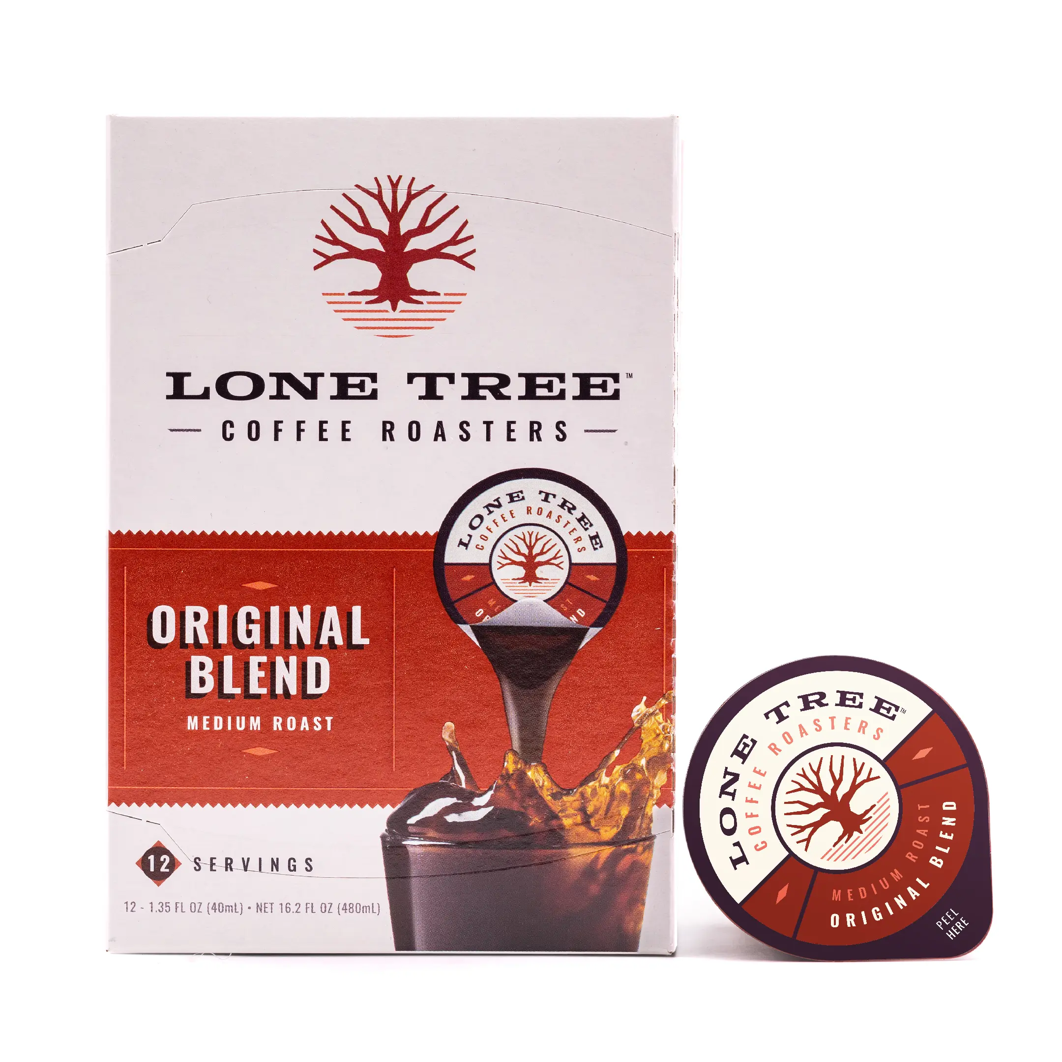 Lone Tree Coffee Concentrate Single Serve Liquid Pods by Java House, Peel and Pour (Pack of 12)- Original Blend Lone Tree Coffee Concentrate Single Serve Liquid Pods by Java House, Peel and Pour (Pack of 12)- Original Blend