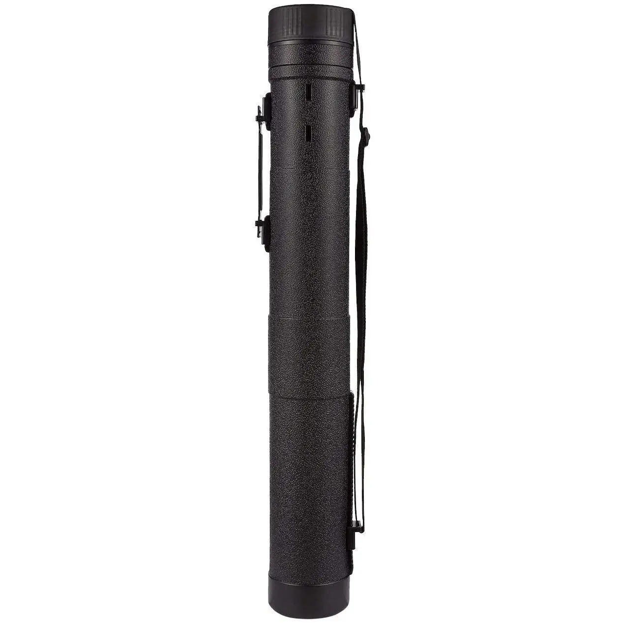 FixtureDisplays® 3.5" Inside Diameter Document Poster Tube, Telescoping Document Resistant Tube Mailer, Black Plastic Storage Tube Expands from 30.3" up to 53.9" 18350-NF