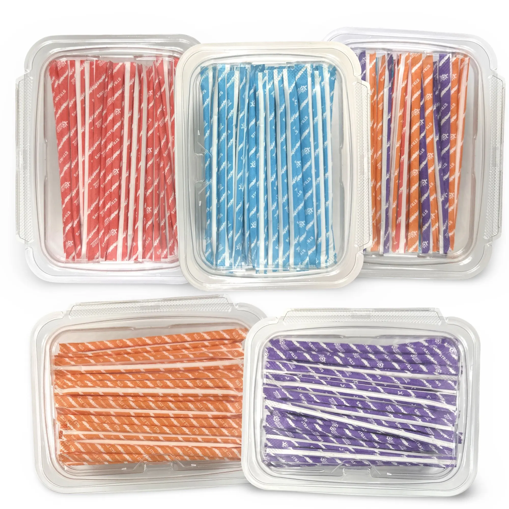 Powdered Candy Straws – Compare to Pixy Stix | 8 oz Tub, 100+ Straws | 4 Flavors: Tropical Punch, Cherry, Grape & Orange (Variety Pack Available)