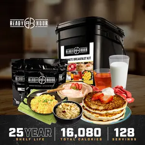 Ultimate Survival Breakfast Kit (13 pouches, 128 servings)