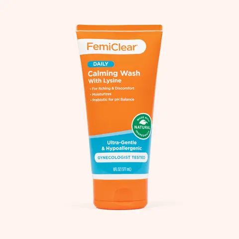 Ultra-Gentle Feminine Wash with Lysine & Lemon Balm, Daily Feminine Cleanser, Gynecologist Tested, Made With Natural Ingredients Soap Calendula