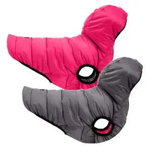 Double Sided Dog Reversible Winter Jacket