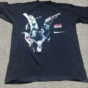 Vintage Slipknot Iowa Tour 2001 Tour Concert Black Men