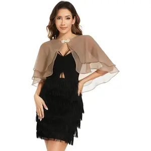 Women's Sheer Tencel Shawls and Wraps for Evening Dresses Soft Wedding Cape Lightweight Bridesmaid Scarves Cover Up