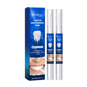 Teeth Whitening Pen, Teeth Whitener Kit Tooth Whitening Pen Gel Effective for Professionally Stain Removal, Portable, Painless