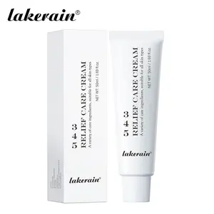 Lakerain 345 Relief Cream Daily Face Moisturizer with Niacinamide & Panthenol Korean Vegan Formula for All Skin Types Comfort Hydrating 50ml Soothing Moisture - Gentle Moisturizing, Moisturizing